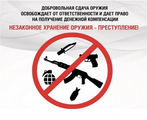 ОМВД по г. Дербенту: за незаконное хранение оружия предусмотрена уголовная ответственность